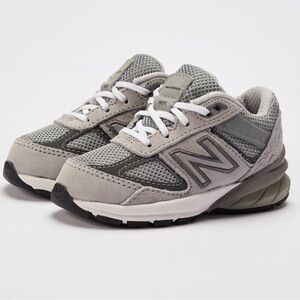 NEW BALANCE 990V5 INFANT Kids' Grey 990v5 Athletic Sneakers Size 5